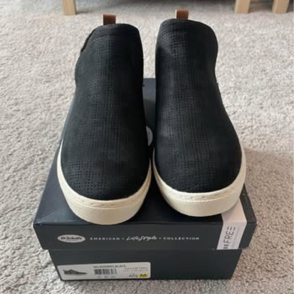 Dr. Scholl's Black Slip-On Sneakers
